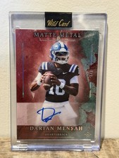 Wild card Matte Metal Darian Mensah Autograph Rookie 1/1 2026 Football Card