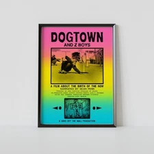 Dogtown and Z-Boys Movie Poster Skateboard Surfer Gift Wall Decor