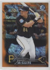 2016 Bowman Chrome Prospects Orange Shimmer Refractor Reese McGuire #BCP198 2r7