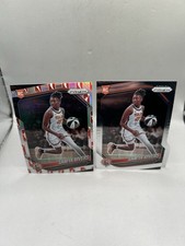 Lot of 2 LOGO WNBA Rookie 2025 Panini Prizm Saniya Rivers Insert Card RC Dick’s