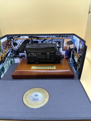 1997 Vtg UPS Advertising 90th Anniversary Diecast Truck Display Box NEW
