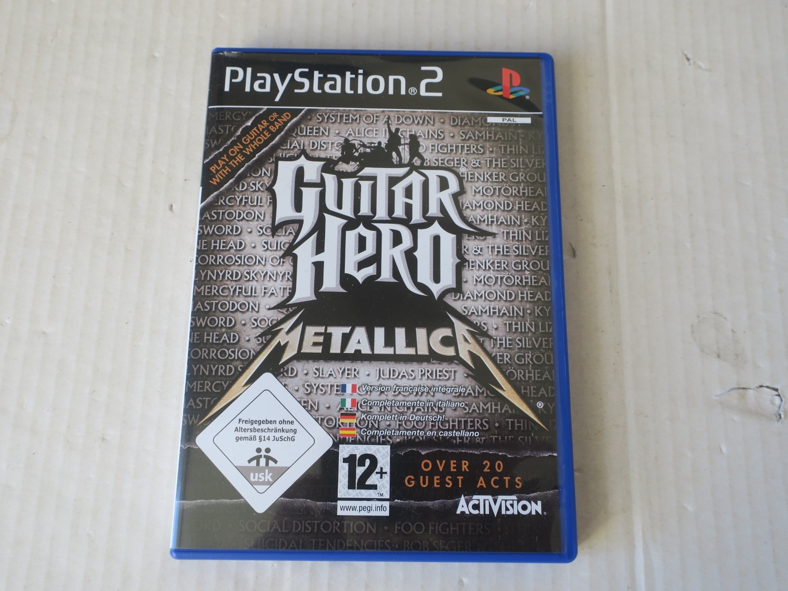 GUITAR HERO METALLICA  ----- pour PLAYSTATION 2 -  PS2 - COMPLET