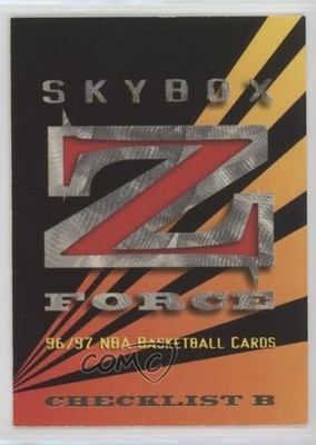 1996-97 Skybox Z Force Checklist #100 9fp