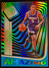 2020-21 Panini Illusions - Amazing De'Aaron Fox #7 Sapphire R1O:57