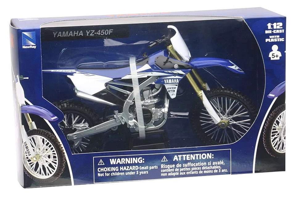 Yamaha YZ450F Motorcycle Die Cast Replica 18.5 Inches Multicolor Toy Vehicle - Image 2 of 4