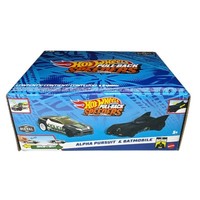 Hot Wheels Alpha Pursuit & Batmobile Pull-Back Speeders 2Er-Set Fahrzeuge