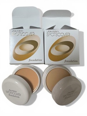 Shiseido SpotsCover Foundation S100 S101 Set High Coverage Japan