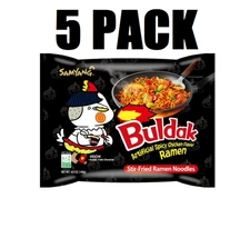 Samyang Buldak Spicy Ramen, Hot Chicken Ramen, Korean Stir-Fried Instant Noodle