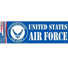 BUMPER STICKER-U.S. AIR FORCE SYMBOL III 3-1/4"X9" 0454 Window Decal Cling