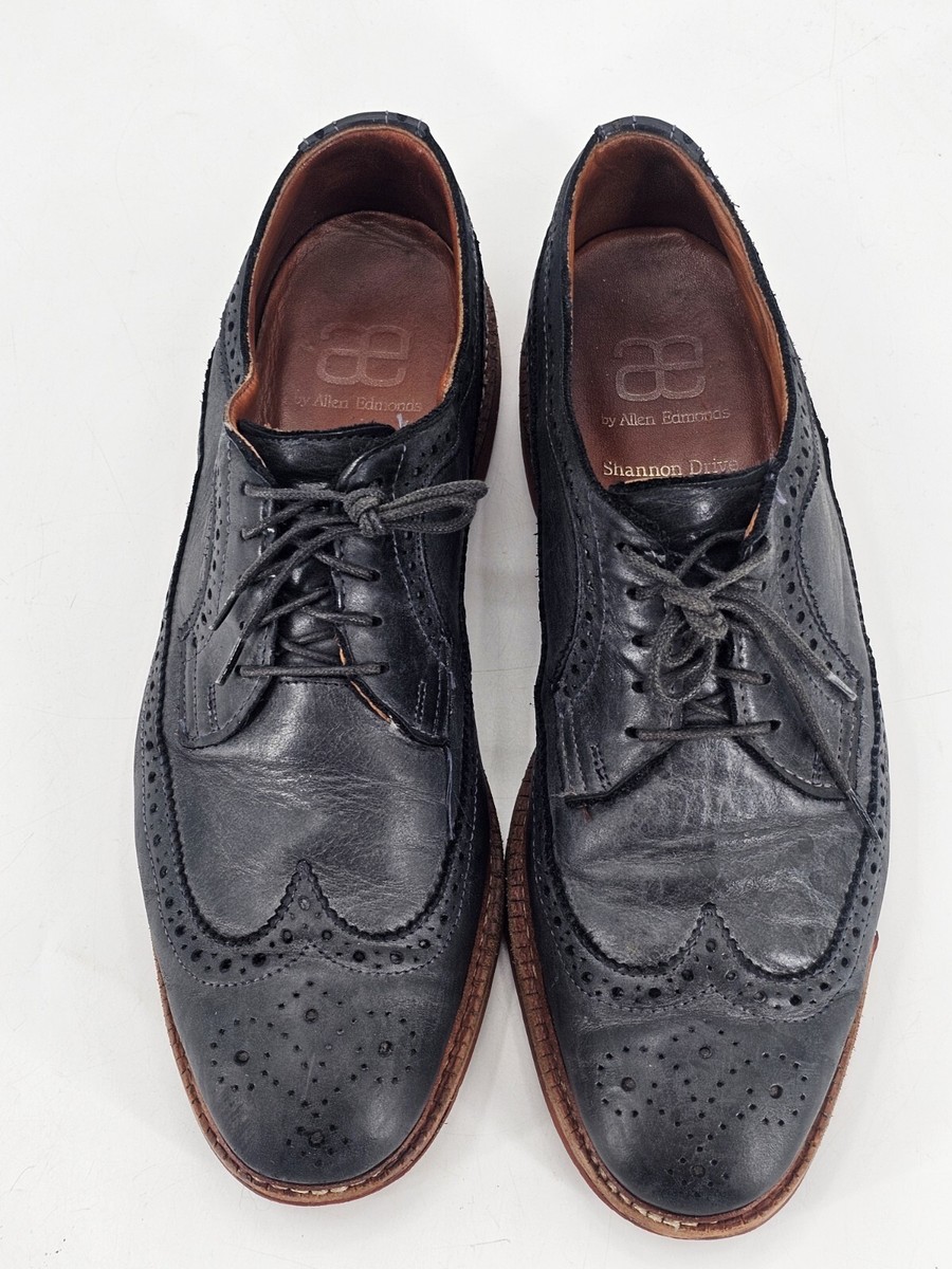 Allen Edmonds Shannon Drive Shoes Men\'s 9 Black Leather‎ Dress Oxford Casual Allen Edmonds Shannon Drive Shoes Men\ main image 2
