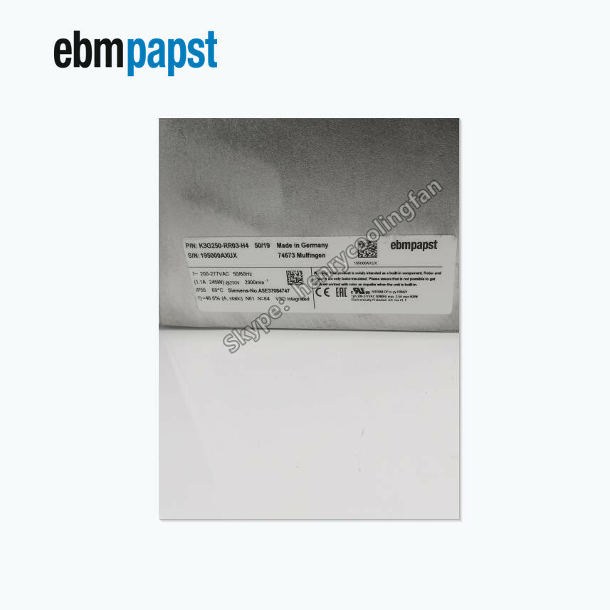 Ventilateur Centrifuge Ebmpapst K3G250-RR03-M3 – Occasion Fonctionnel