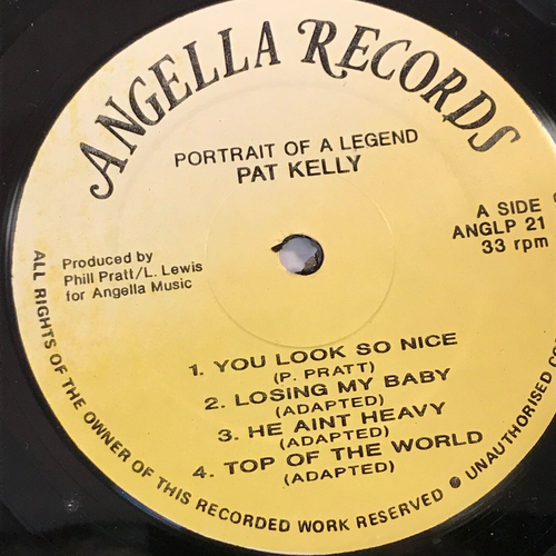 PAT KELLY Portrait Of A Living Legend 1997 UK Vinyl LP Angella Records original - Picture 3 of 4