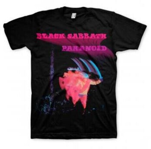 Black Sabbath - Обложка альбома Black Sabbath Paranoid черная футболка унисекс с коротким рукавом 3290₽
