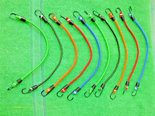 Bungee Cord Strong Long Lasting Assorted Colors Pack Metal Steel Hooks 20 Pieces