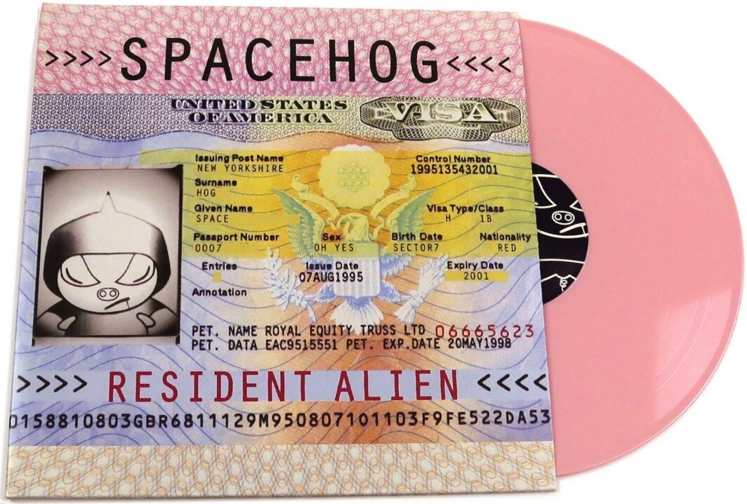Spacehog Resident Alien PINK VINYL 2-LP Sealed Space Hog In The