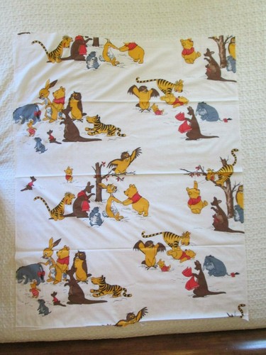 1964 Disney Fabric Winnie Pooh Owl Eeyore Piglet Tigger Kanga Roo ...