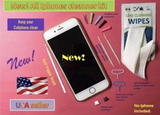 All Iphone Ipad Apple Cleaning set port covers clean disinfecting alcohol tissue