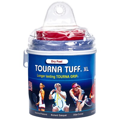 Tourna Grip Tuff XL - blau - Beutel mit 30 - Overgrips Tennis Badminton Squash
