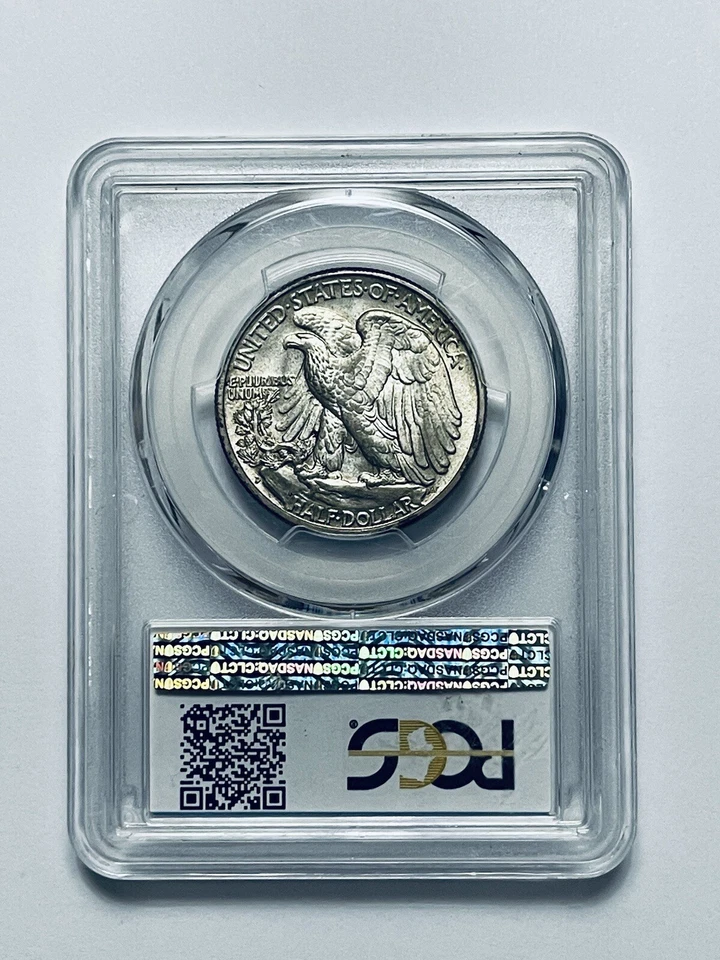 1939-D Walking Liberty Silver Half Dollar PCGS MS66 - Image 2 of 4