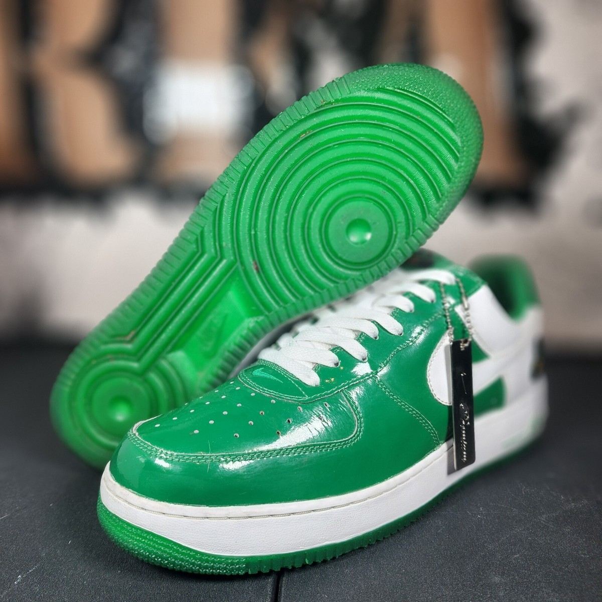 Nike Air Force 1 Premium St. Patty Patrick 312945-311 Green Size