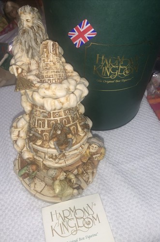 Harmony Kingdom BABBLING HEIGHTS, RARO 750 realizzato, edizione limitata, firmato, nuovo con scatola