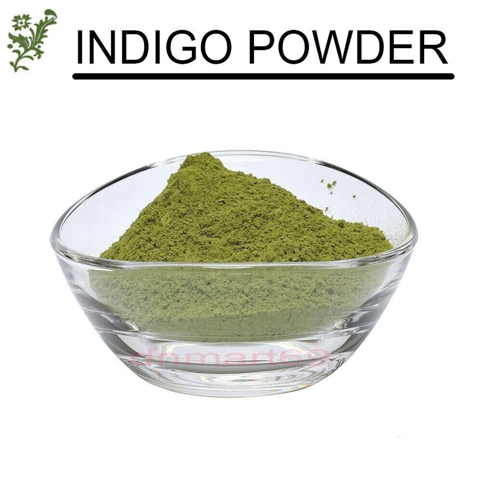 100% PURE INDIGO LEAVES POWDER FOR BLACK HAIR DYE ORGANIC Natural - FREE SHIP - Image 2 of 4
