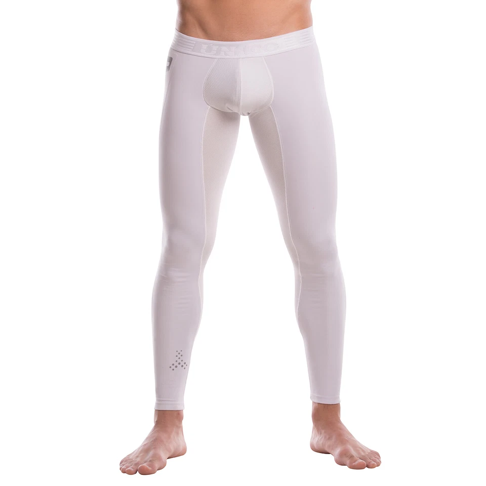 Suspensor largo John Force Unico Boxer blanco con bolsillo reciclaje ropa interior para hombre Foto 4 de 4