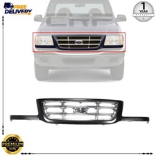 Front Grille Assembly Cross Bar Insert For 2001-2003 Ford Ranger FO1200394