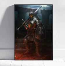 Dark Souls Poster, Chosen Undead Wall Art, Rolled Print 4