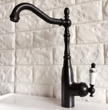 Oil Rubbed Brass Ceramics Handles Bathroom Basin Sink Mixer Tap Faucet znf377