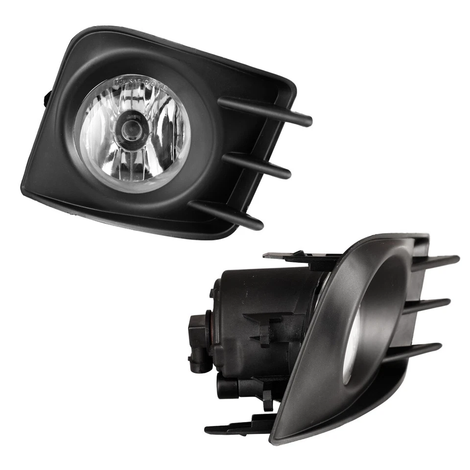 Par de luces antiniebla transparentes para Scion tC 2011-2013 con bisel + cableado + kit de interruptor Foto 4 de 4