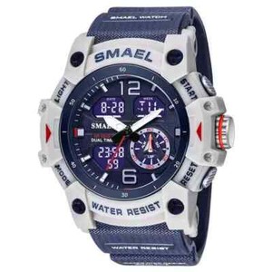 SMAEL 8008 Sports Watch Waterproof Quartz Analog/Digital Military Wrist Watch