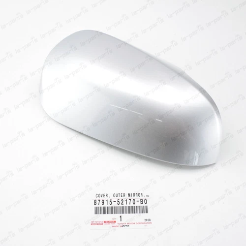 GENUINE TOYOTA 12-18 PRIUS "C" PASSENGER MIRROR COVER SILVER 87915-52170-B0  