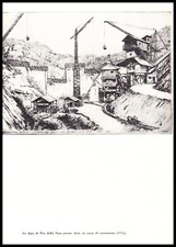STAMPA 1953 COSTRUZIONE DIGA DI PRA AVIO STUA  SOC .VALEGGIO ACQUAFORTE FAGIUOLI