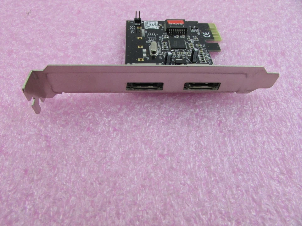 Syba SD-SA2PEX-2E SIL3132 2-Port eSATA II PCI-e RAID Card FH Bracket - Image 2 of 4