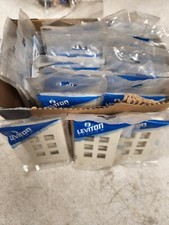 New Lot of 26 Leviton 41080-6AP 6-Port Quickport Almond Wall Plate data