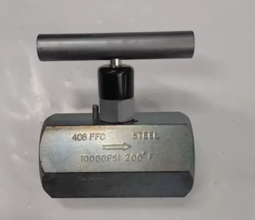Noshok Needle steel Valve  408-FFC,  10000 PSI, 200°F  new