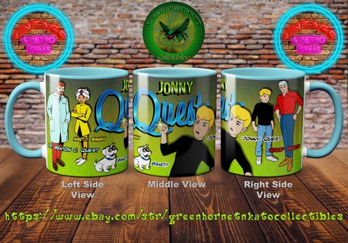 The Adventures of JONNY QUEST Custom Designed 11oz Beverage Mug 21 Color Choices - Bild 41 von 42