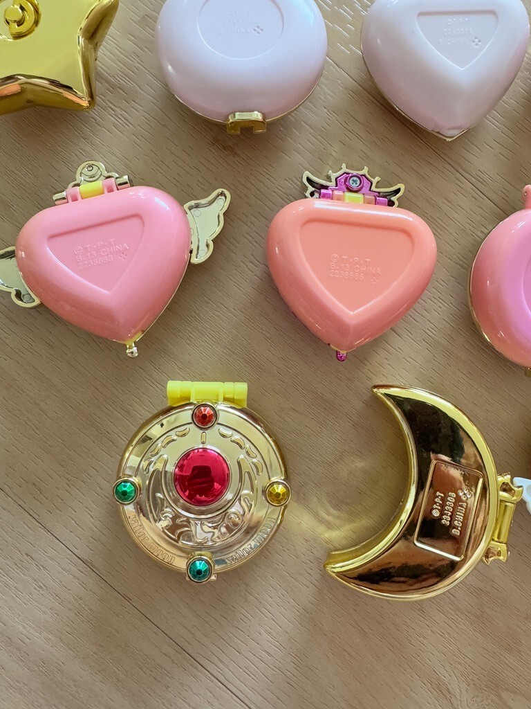 Sailor Moon R Compact Sailor Moon Compact Mirror Vol 1 & 2 Complete Full 10 Gashapon Capsule ...