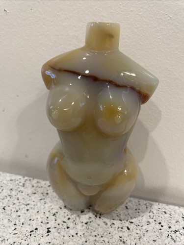 Jade Kristall Edelstein mittel Handwerk handgeschnitzt Frau Figur - Bild 2 von 15