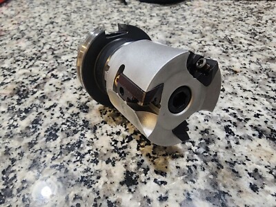 2'' Face mill / Shell Mill 3 Flute Indexable TyCarb TCP-90 w/ 40° Taper CNMG