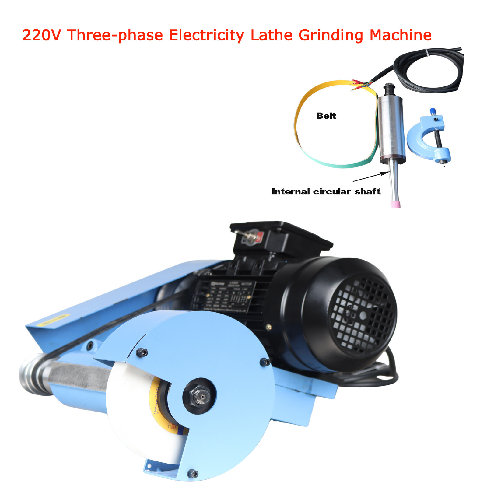 220V Lathe Tool Post Grinder Internal&External Sharpener Gri