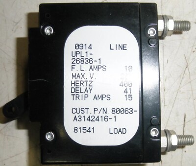 Sensata Airpax UPL-1-1-41-103 UPL1-26836-1 5925-01-393-0359 Fits A3142416-1