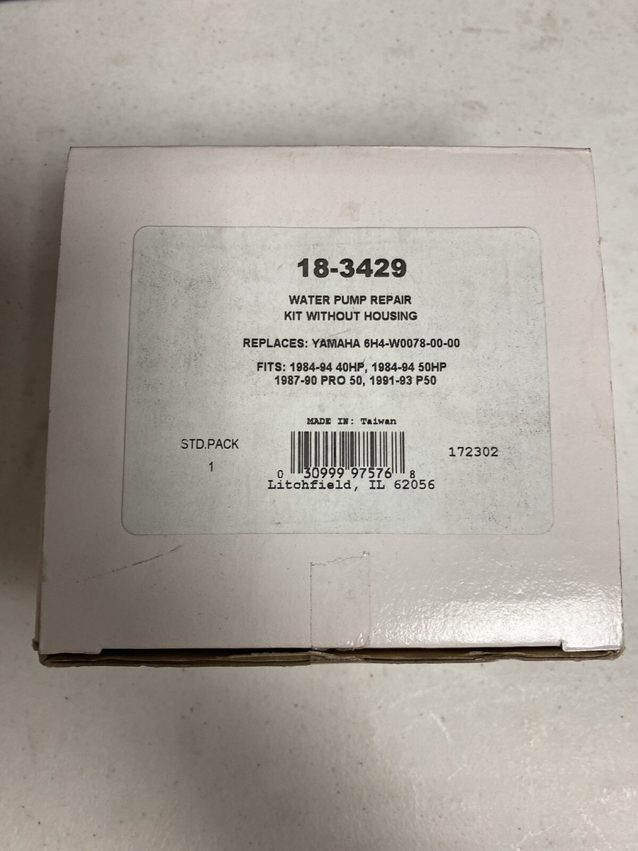 Water Pump Impeller Repair Kit for Yamaha 6H4-W0078-00 40/50 HP