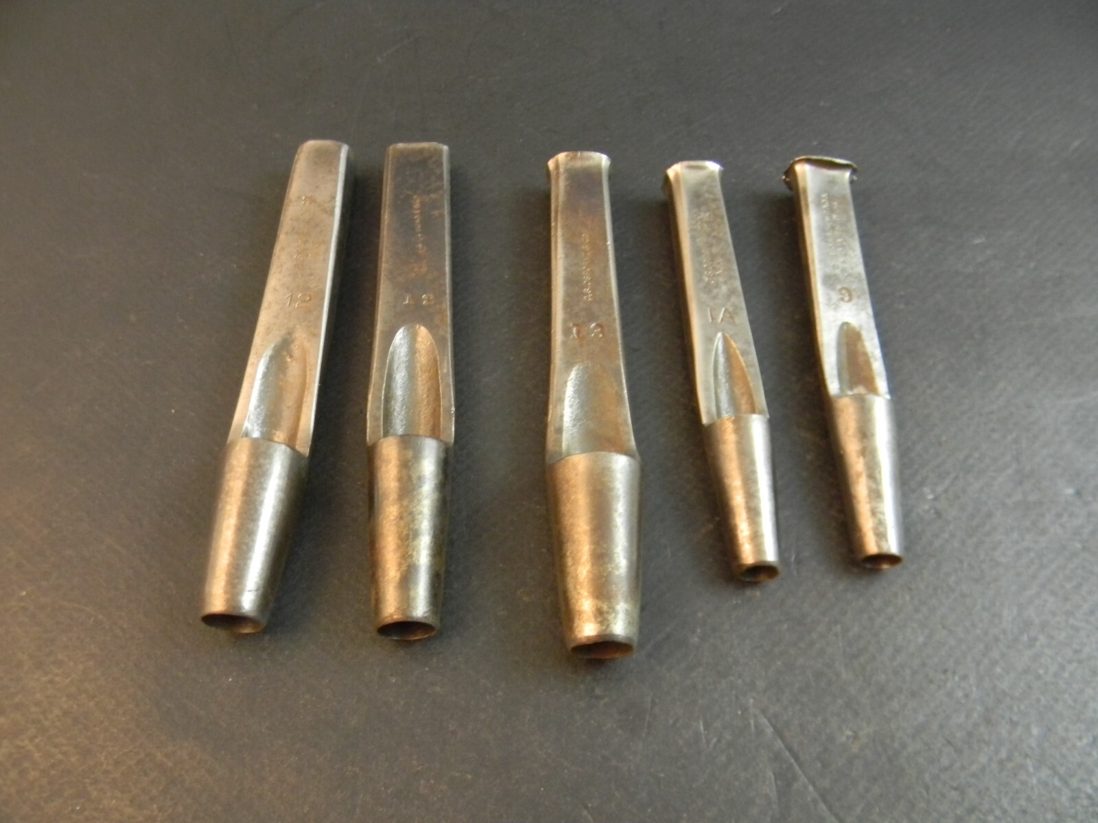 Lot 5 Vintage C.S. Osborne Leather Workers Hole Punches, Cobbler Tools eBay