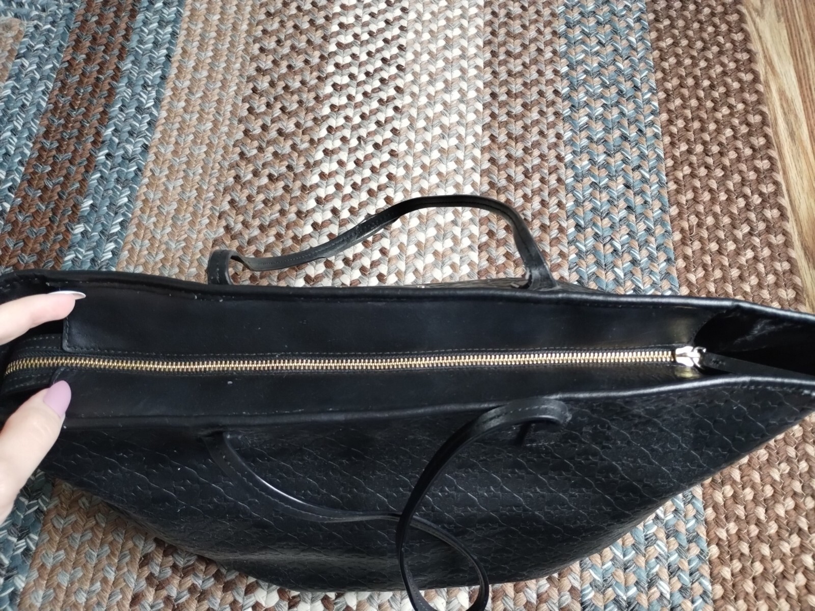 Kate Spade Rare Tote Bag New York RN 0102760 Ca 57710 Black Genuine ...