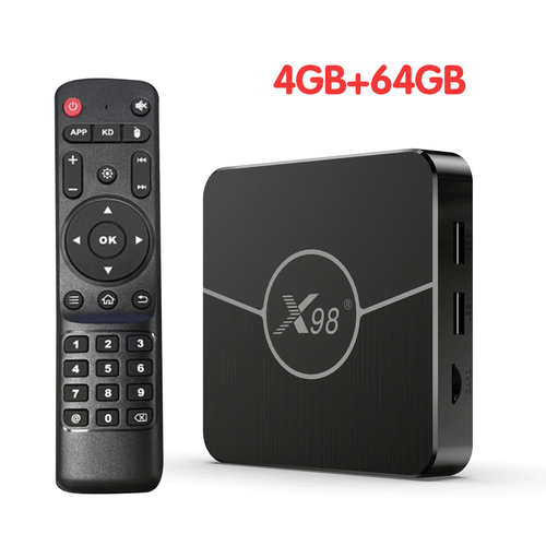 X98 Plus Android 11 VTT Smart TV Box Amlogic S905W2 UHD 4K lecteur multimédia U1N5 - Photo 1/12