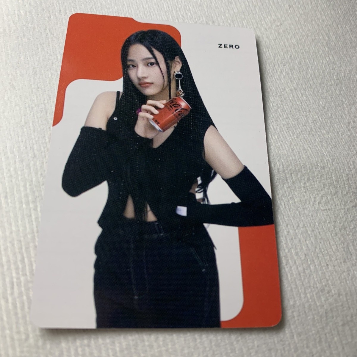 Minji NEWJEANS Girl Zero Beach Edition Celeb Photo Card Kpop Coke