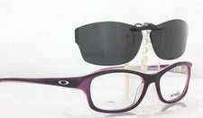 Custom Fit Polarized CLIP-ON Sunglasses For Oakley ENTRANCED OX1063 52x15 1063