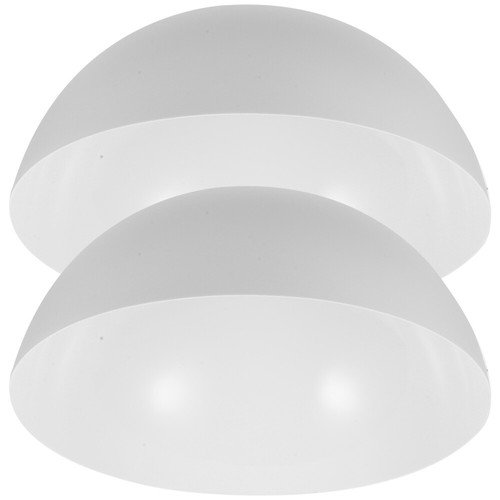 2pcs Contemporary Plastic Lamp Shade for Ceiling Lights Easy Installation - Picture 10 of 12